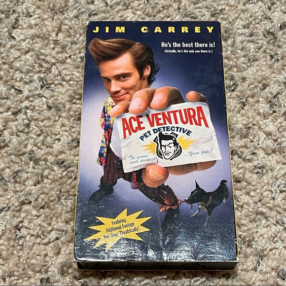 ACE VENTURA PET DETECTIVE VHS JIM CARREY - Picture 1 of 4